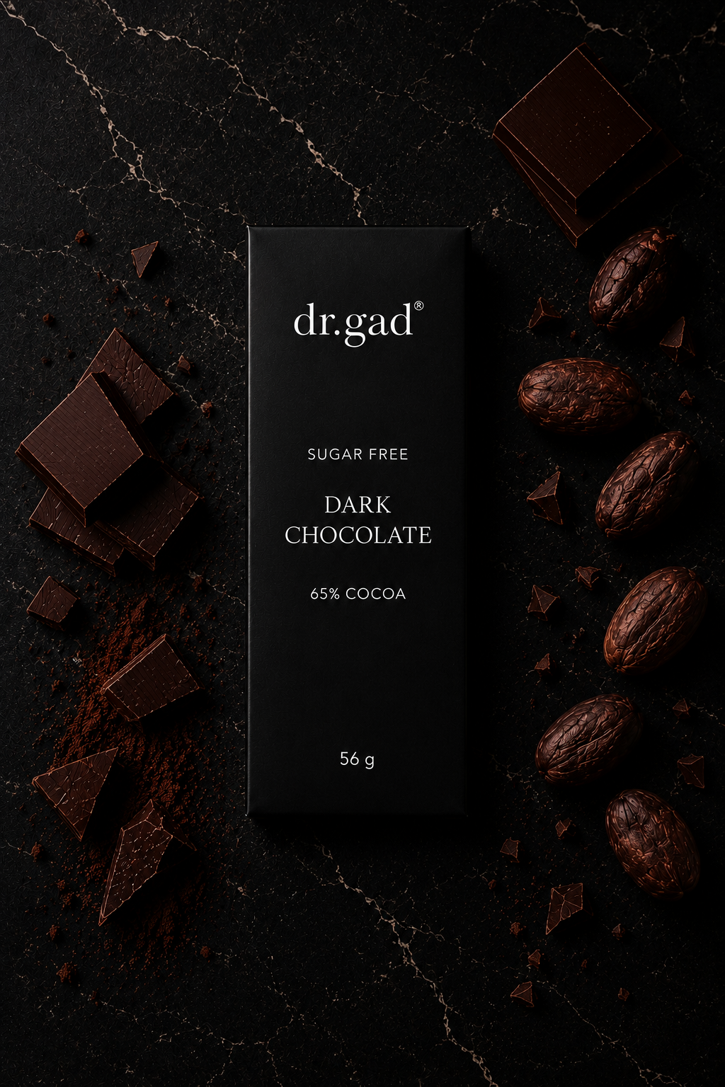 Sugar Free Dark Chocolate | 56 g